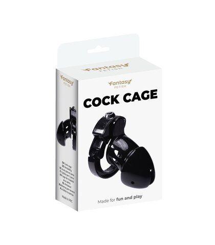 Fantasy Kavez za penis Advanced Locking Mechanism, Crni
