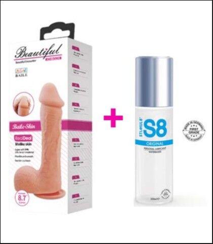 Set Realistični dildo Johnson i Lubrikant