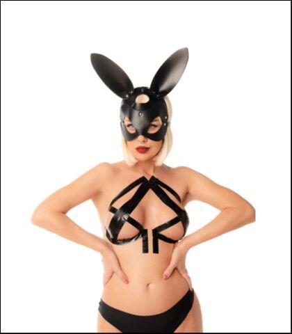 Fetish Maska Bad Bunny, Crna