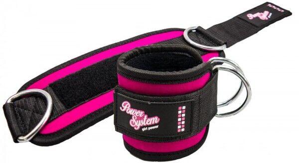 Power System Gurtne za zglob Gym Babe, Roze