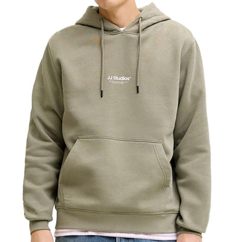 Jack & Jones  Muški duks Jjesoho Sweat Hood, Sa kapuljačom, Krem