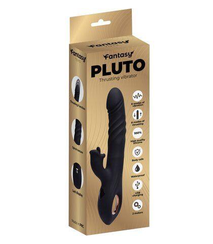 Fantasy Vibrator sa pomeranjem Pluto, Crni
