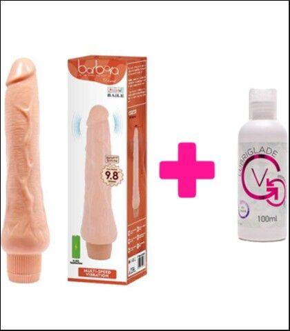 Set Realistični vibrator Soft skin i Lubrikant