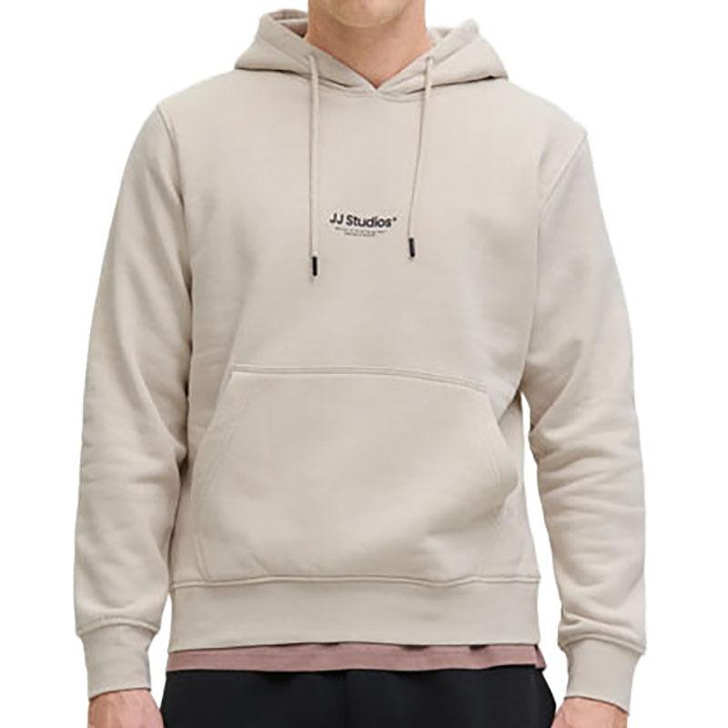 Jack & Jones  Muški duks Jjesoho Sweat Hood, Sa kapuljačom, Bež