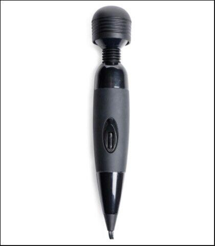 Klitoralni masažer na struju, Crni