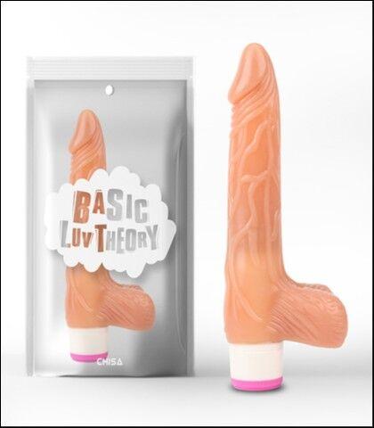 Chisa Realistični vibrator sa testisima Luv Pleaser