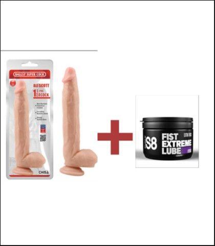 Veliki dildo Ali scott, 32cm i Gel First extreme lube