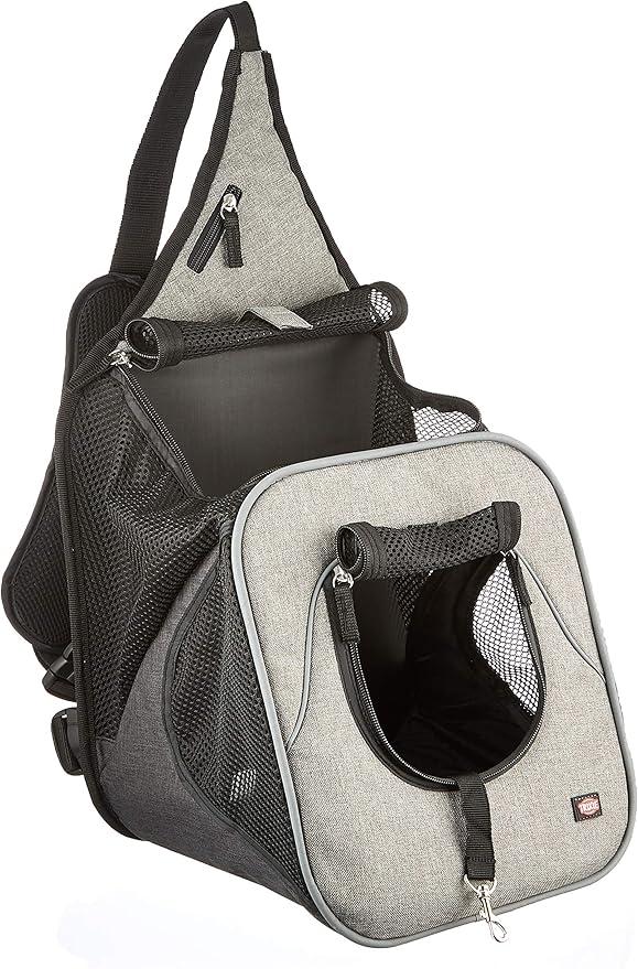 TRIXIE Ranac za pse Savina, Za pse do 10 kg, 30x36x26 cm, Sivi