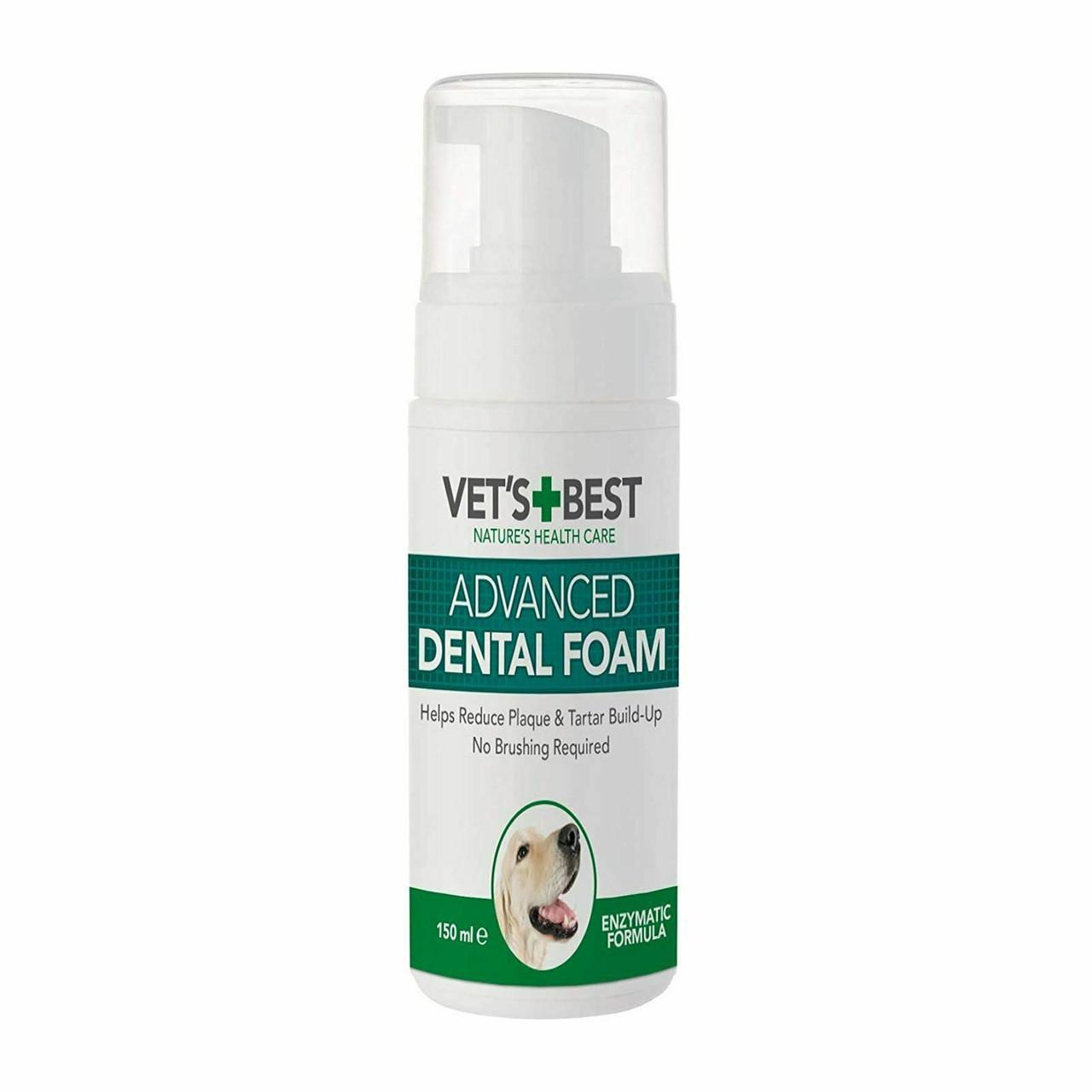 VET'S BEST Pena za čišćenje zuba pasa Dental Foam, 150 ml
