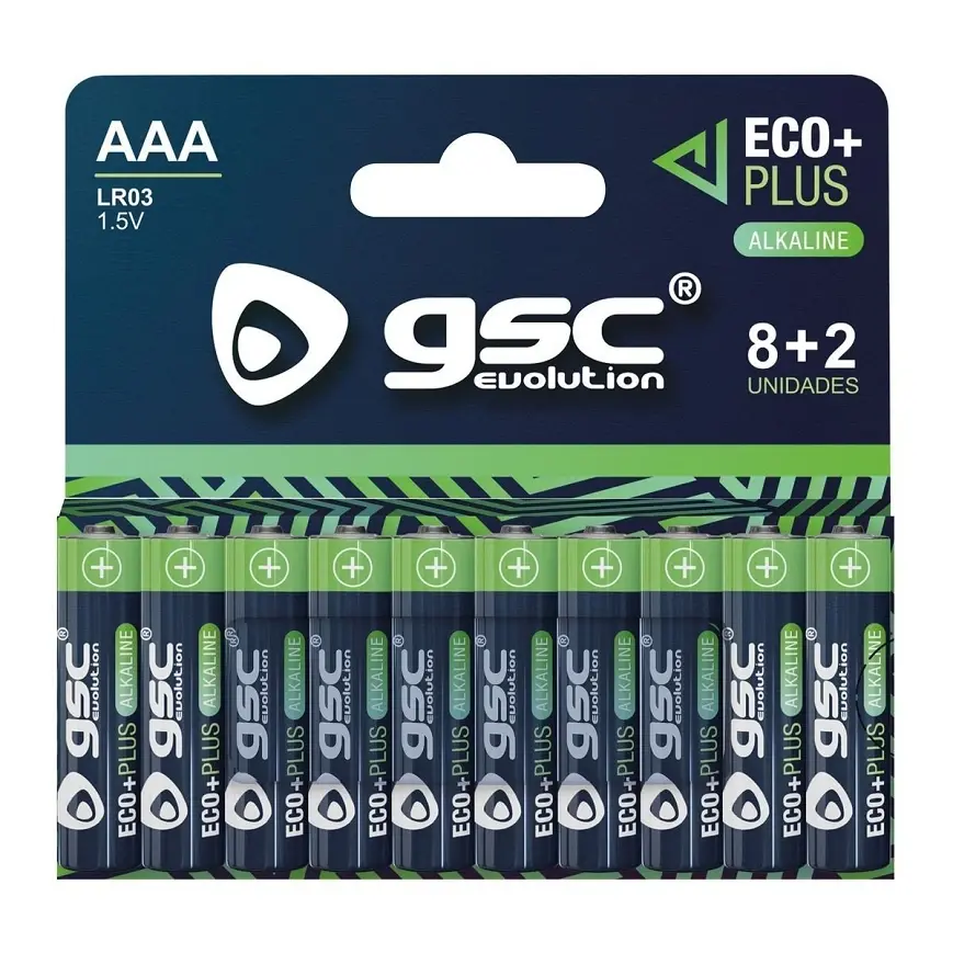 Gsc Alkalna baterija EcoPlus LR03 ,AAA, 10 komada