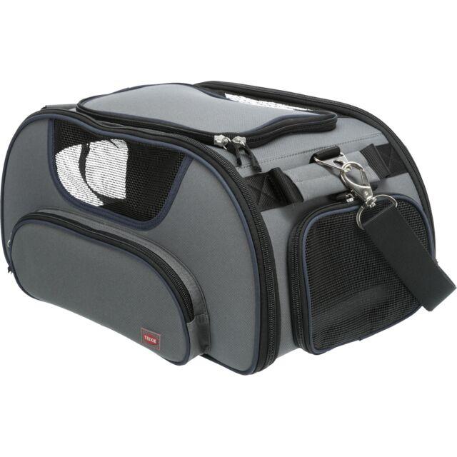 TRIXIE Transportna torba za ljubimce Wings Airline, Do 20 kg, 28x23x46 cm, Siva