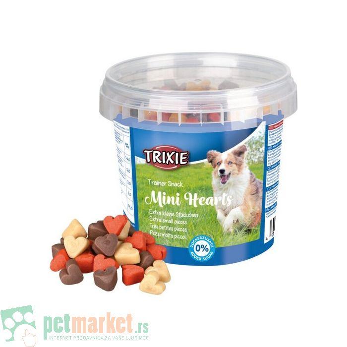 TRIXIE Poslastice za pse Trainer Snack Mini Hearts, Piletina, jagnjetina i losos, 200 g