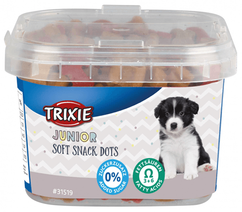 TRIXIE Poslastice za pse Junior Soft Snack Bones, Piletina i losos, 140 g
