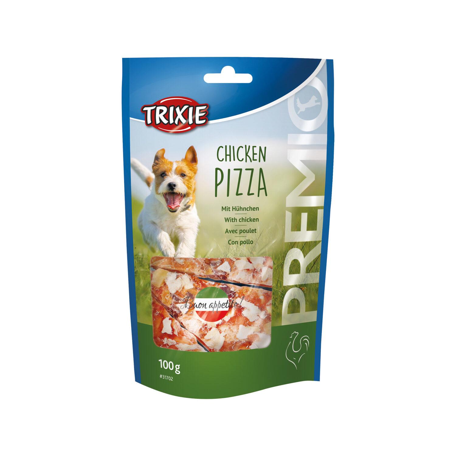 TRIXIE Poslastice za pse Premio Chicken Pizza, Pačetina, 100 g