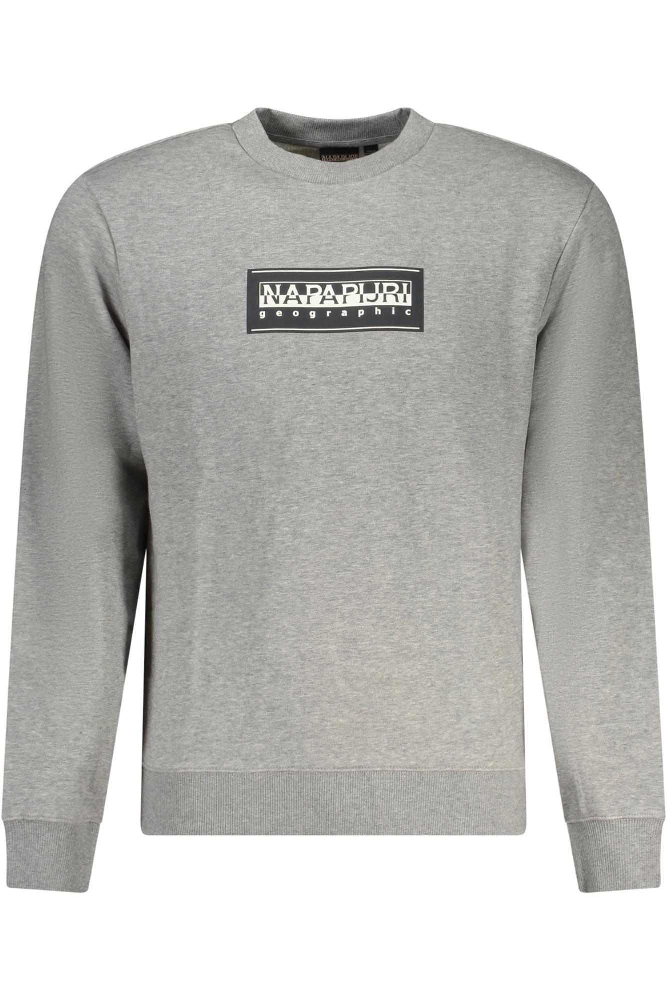 NAPAPIJRI Muški duks NP0A4I1ABBOXLOGOC_GR160, Sivi