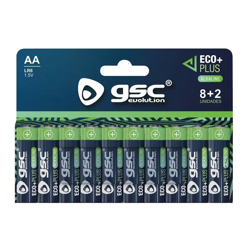 Gsc Alkalna baterija EcoPlus LR6, AA, 10 komada