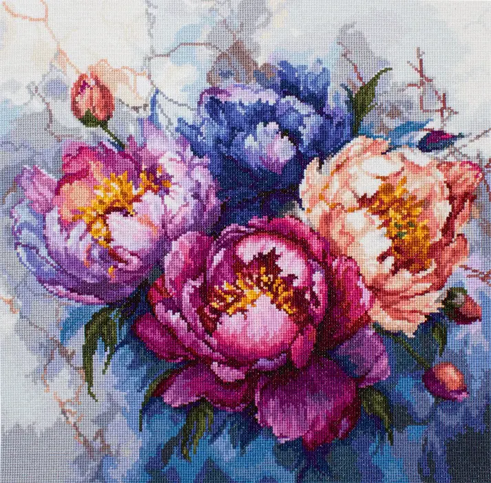 Pingo Ars Komplet za vez krstićem Kralj cveća B7027