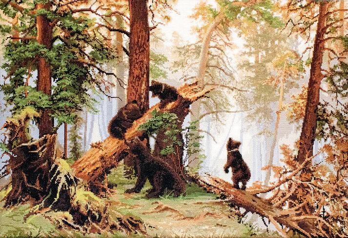 Pingo Ars Komplet za vez krstićem Jutro u borovoj šumi B452