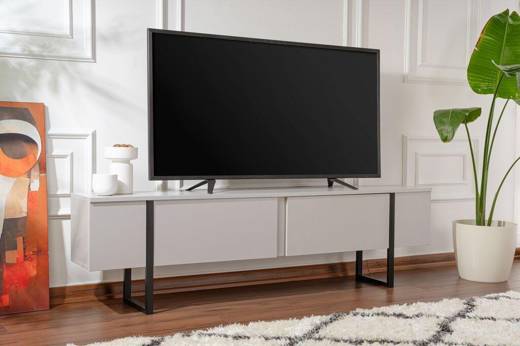 Nordure TV Komoda Serenity, 180x50x29.5cm, Svetlosiva