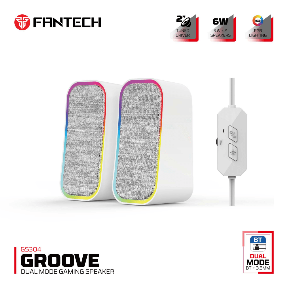 Fantech Bluetooth zvučnik GS304 GROOVE, Beli
