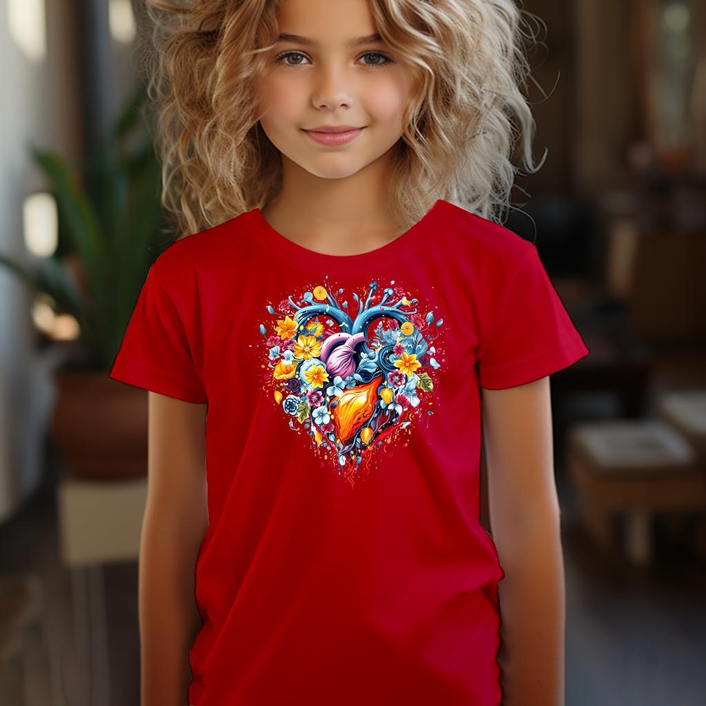 Camiseta Majica sa štampanim printom Cam 395, Dečija, Crvena