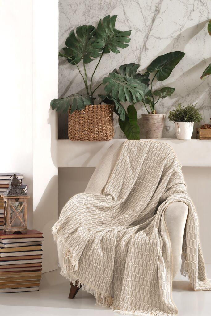 L'essentiel Maison Prekrivač Vizyon, 170x210cm, 300 gr/m², Bež