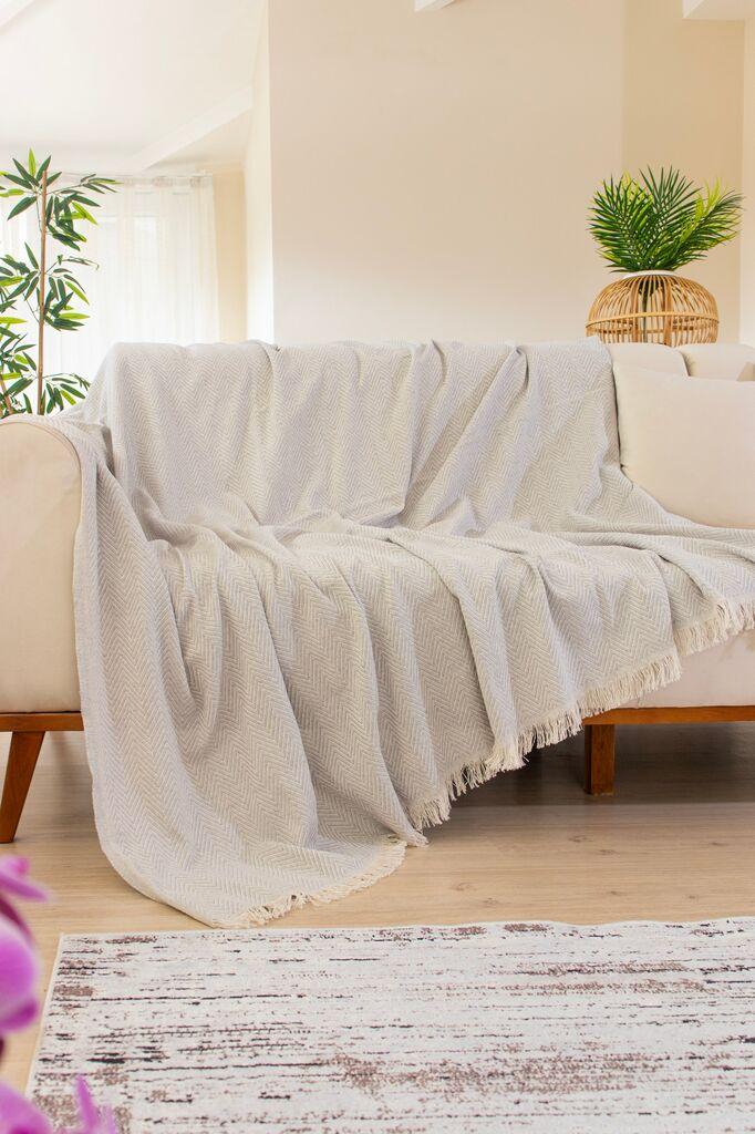 L'essentiel Maison Prekrivač Woven Cozy, 170x200cm, 320 gr/m², Sivi