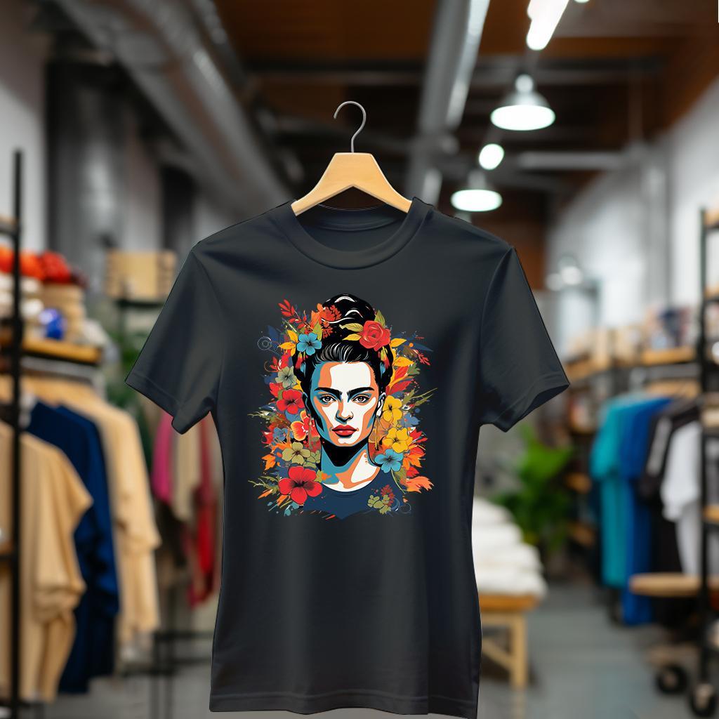 Camiseta Majica sa štampanim printom Cam 393, Ženska, Crna