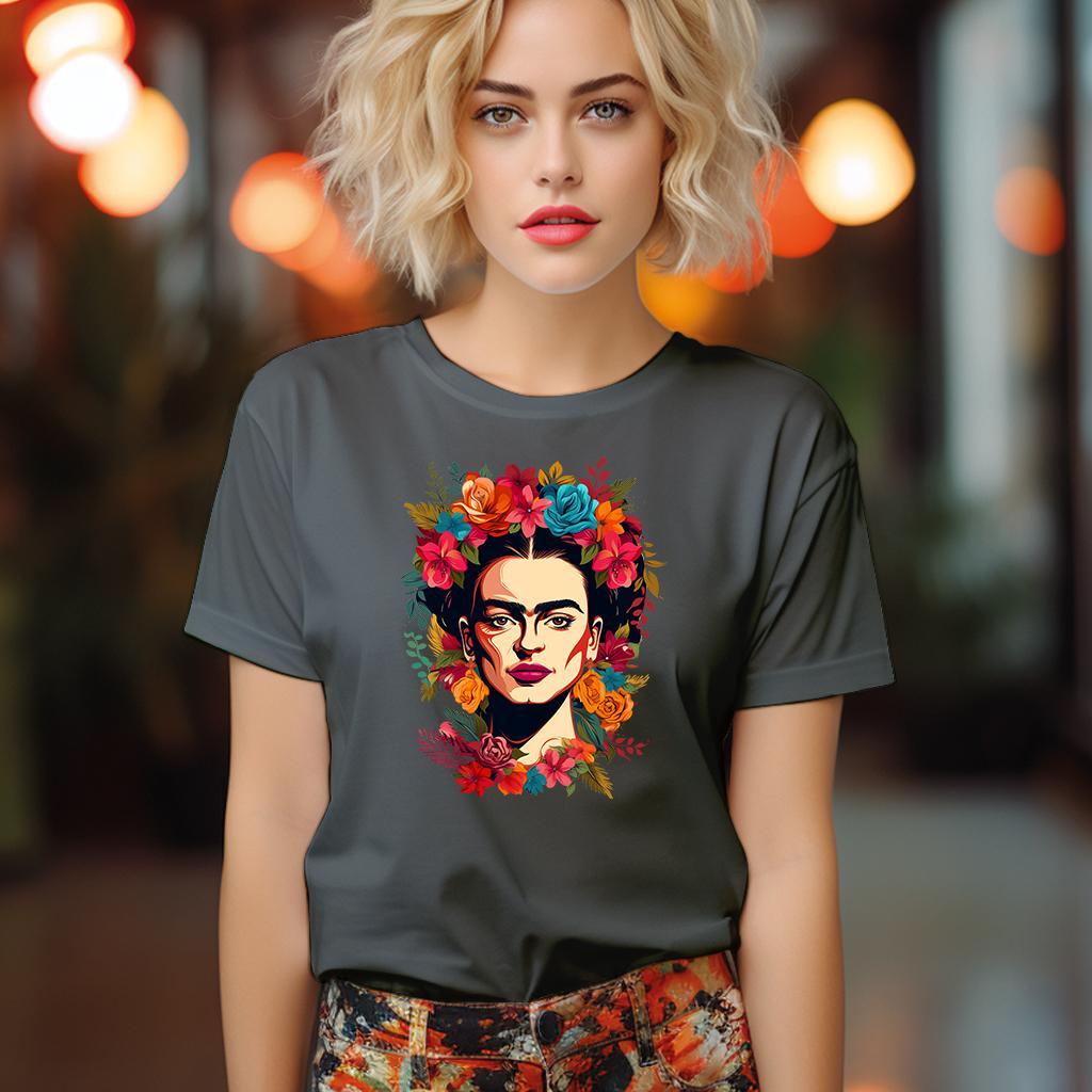 Camiseta Majica sa štampanim printom Cam 394, Ženska, Tamnosiva