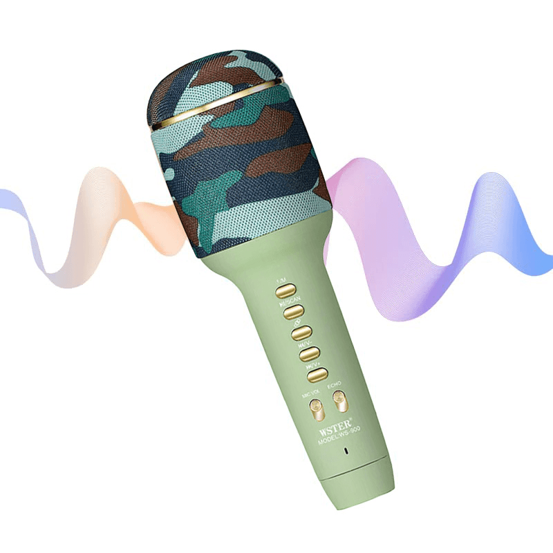 Bluetooth mikrofon WS900 Army, Zeleni