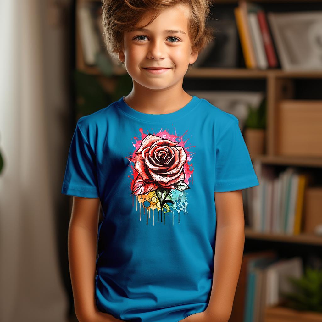 Camiseta Majica sa štampanim printom Cam 392, Dečija, Akva