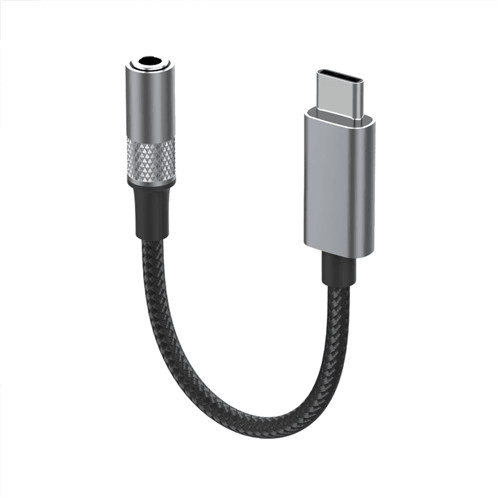 Ldino Adapter za slušalice LSY80C,  Type C na 3.5mm, Crni