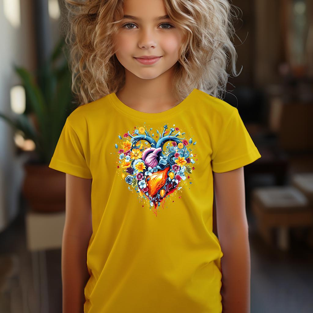 Camiseta Majica sa štampanim printom Cam 395, Dečija, Zlatne boje