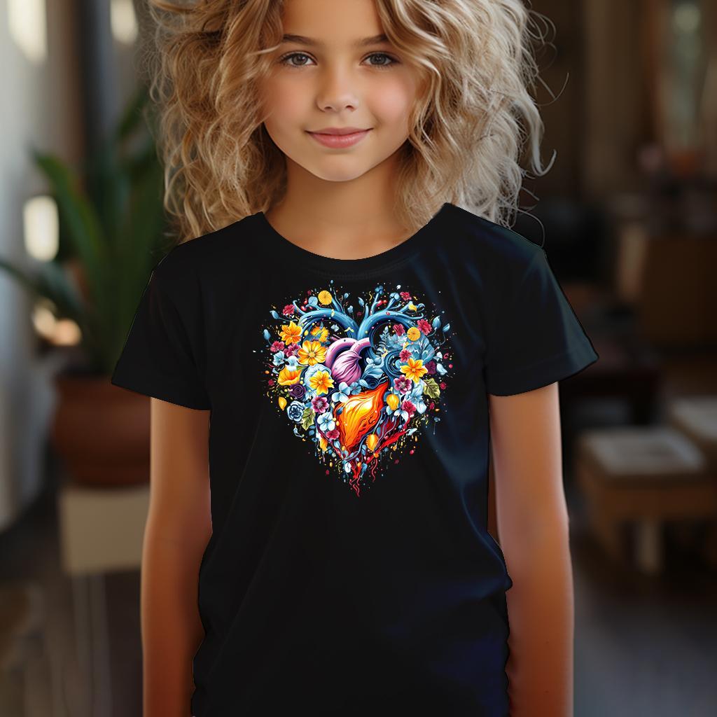 Camiseta Majica sa štampanim printom Cam 395, Dečija, Crna