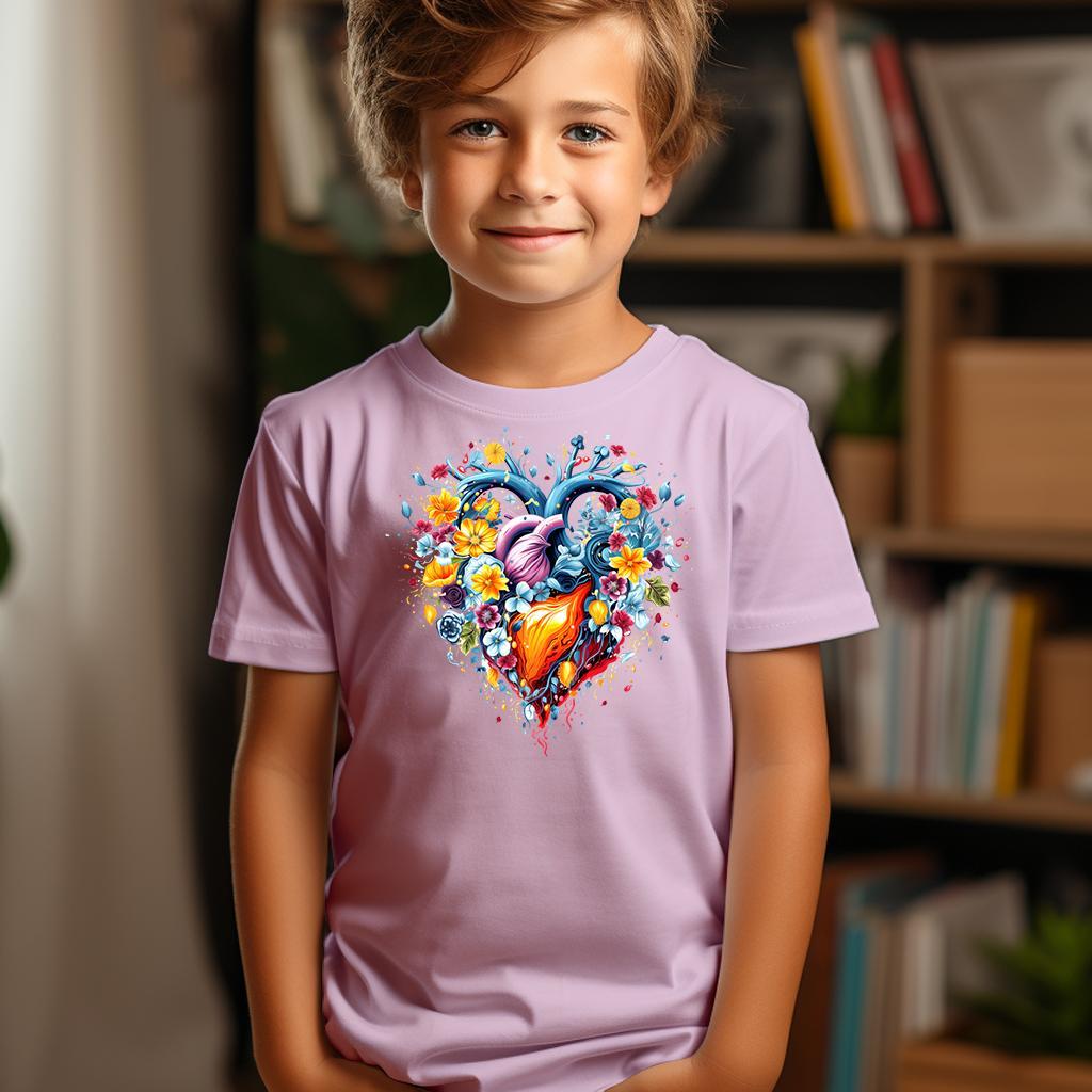 Camiseta Majica sa štampanim printom Cam 395, Dečija, Svetlo roze