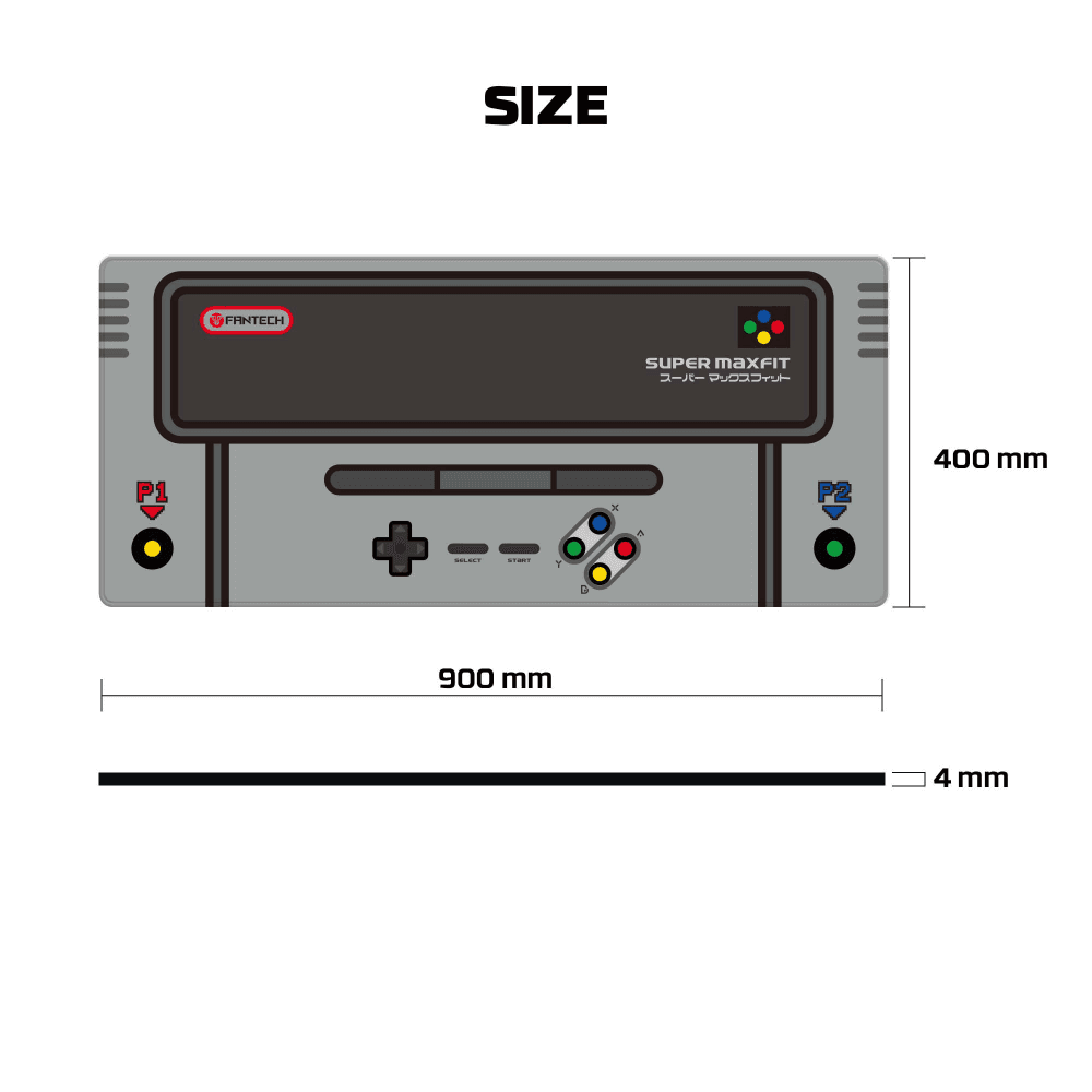 Fantech Podloga za miš  MP905 ATO Super Maxfit, Siva