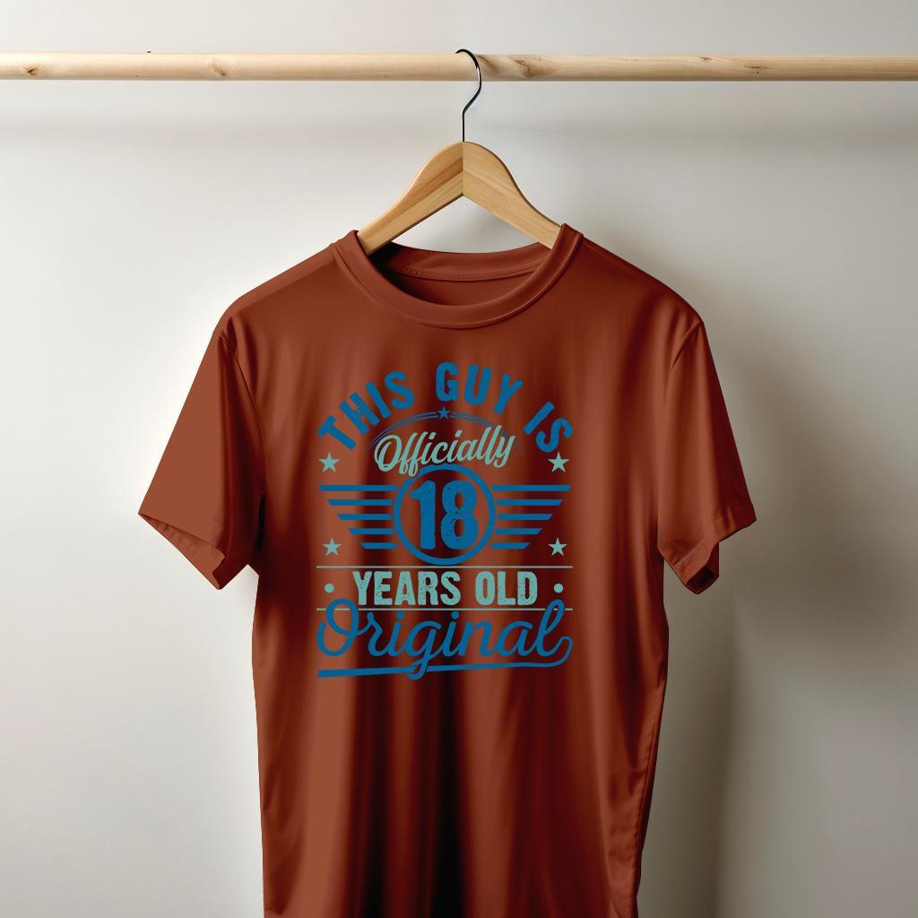 Camiseta Majica sa štampanim printom Cam 257, Muška, Terakota