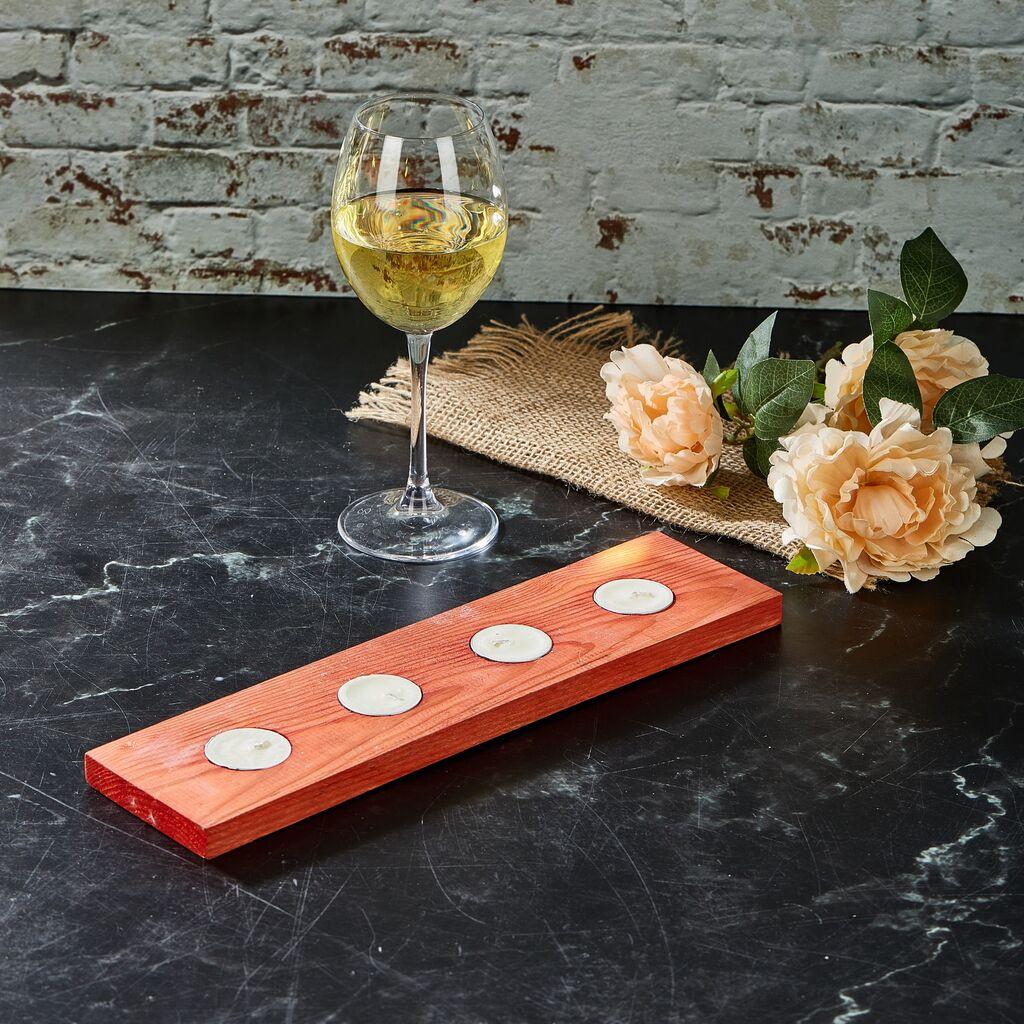 Aberto Design Svećnjak Tealight Ki, 35 x 9 cm, Crveni
