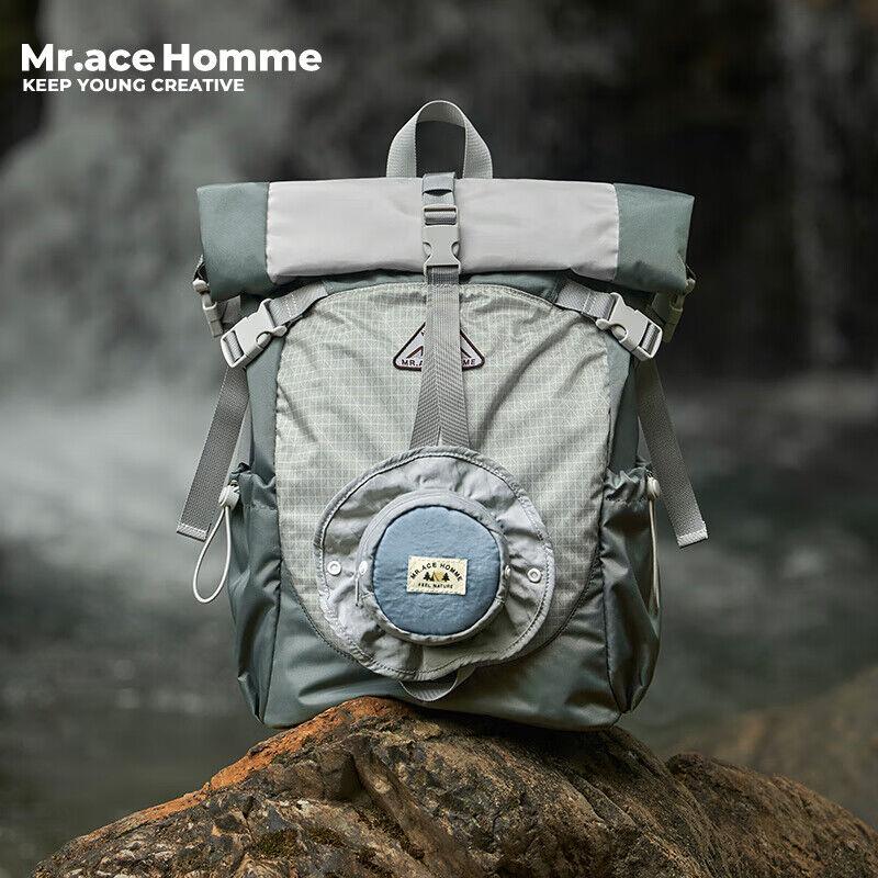 Mr.ace Homme Muški ranac, Sivi