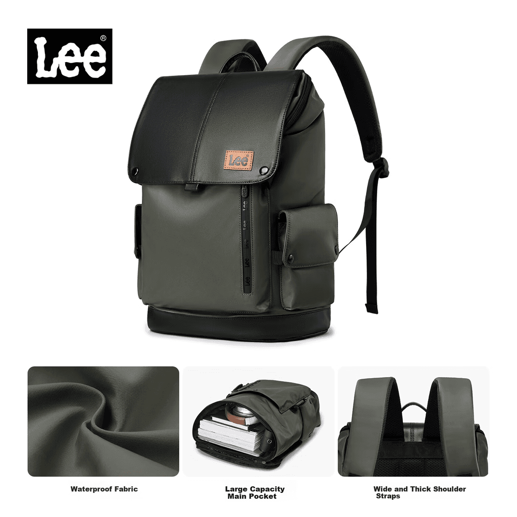 Lee Unisex ranac za laptop, 16", Zeleni