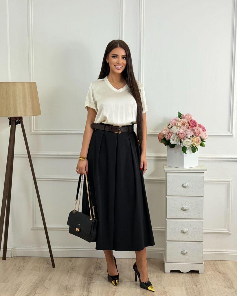 Squareonline Ženska majica Beige Satin, Bež