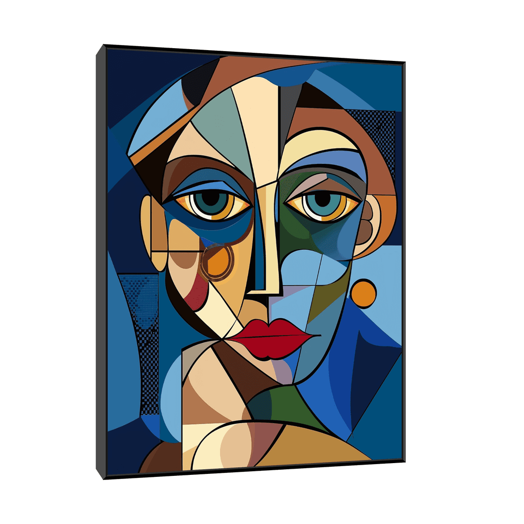 Canvas Slika na platnu Očaran 45x60cm, Sa ramom, Crni