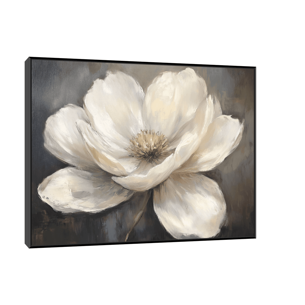 Canvas Slika na platnu Bela, 120x90cm, Sa ramom, Crni