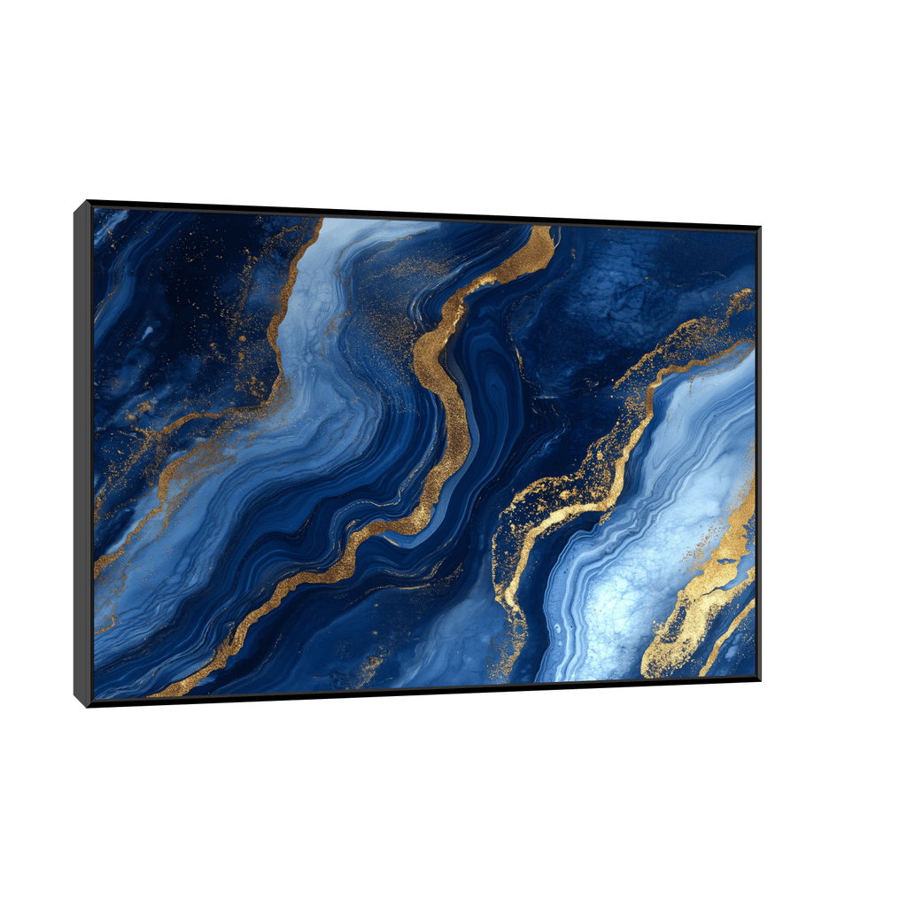 Canvas Slika na platnu Zlatna duga, 150x100cm, Sa ramom, Crni