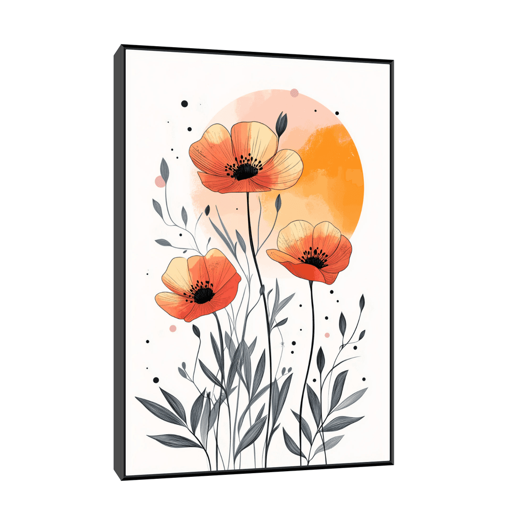 Canvas Slika na platnu Bulke 60x90cm, Sa ramom, Crni