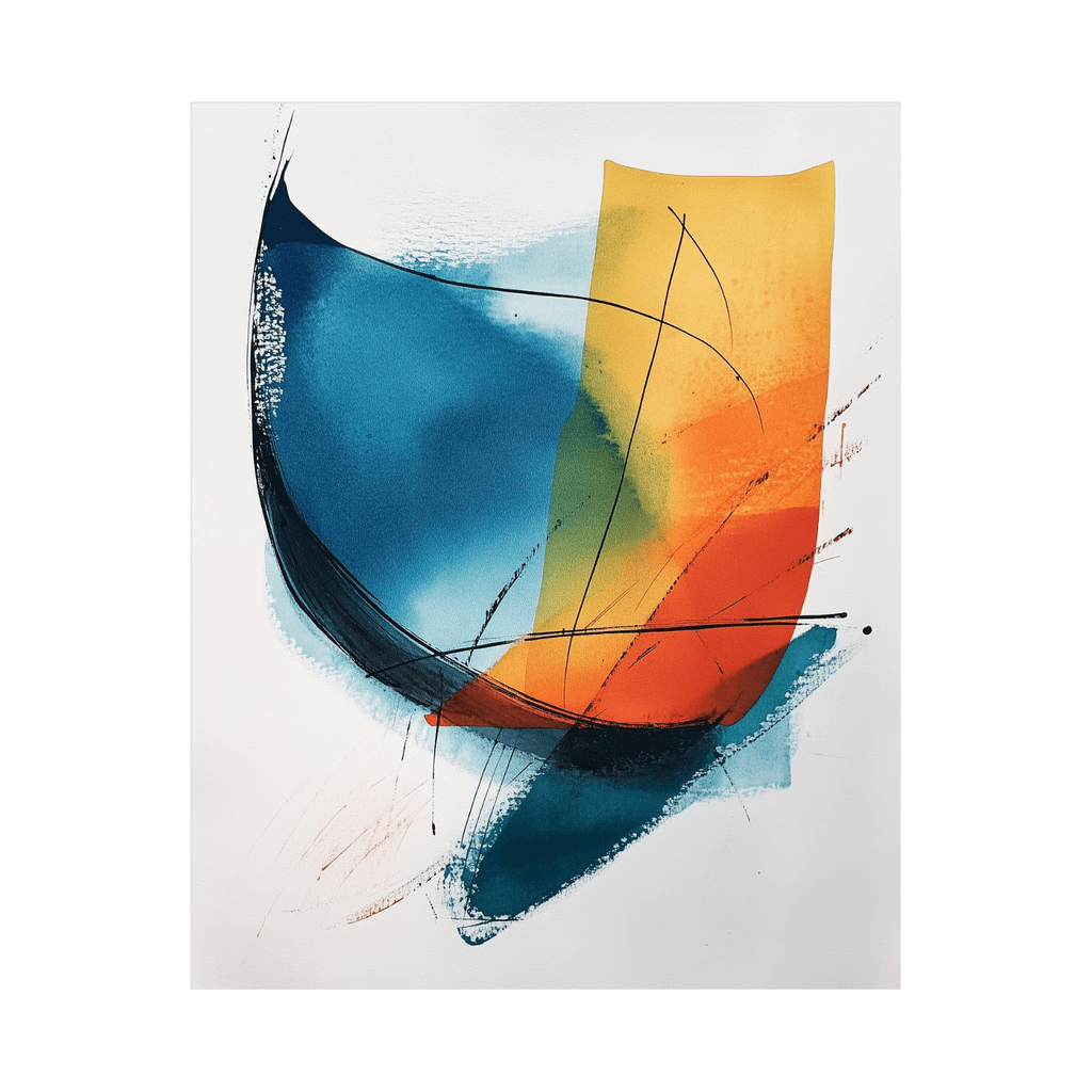 Canvas Slika na platnu Dinamična kompozicija, 100x125cm