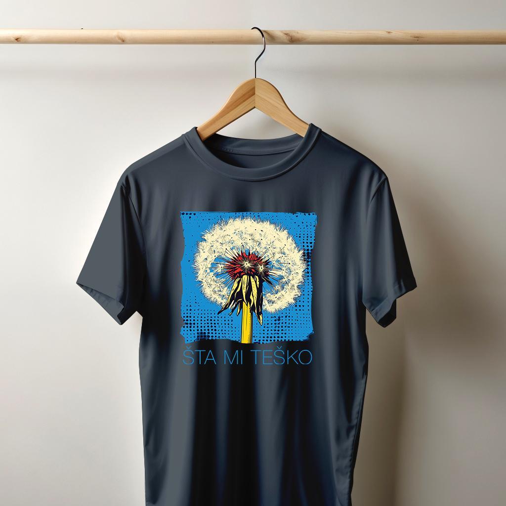 Camiseta Majica sa štampanim printom Cam 966A, Muška, Teksas