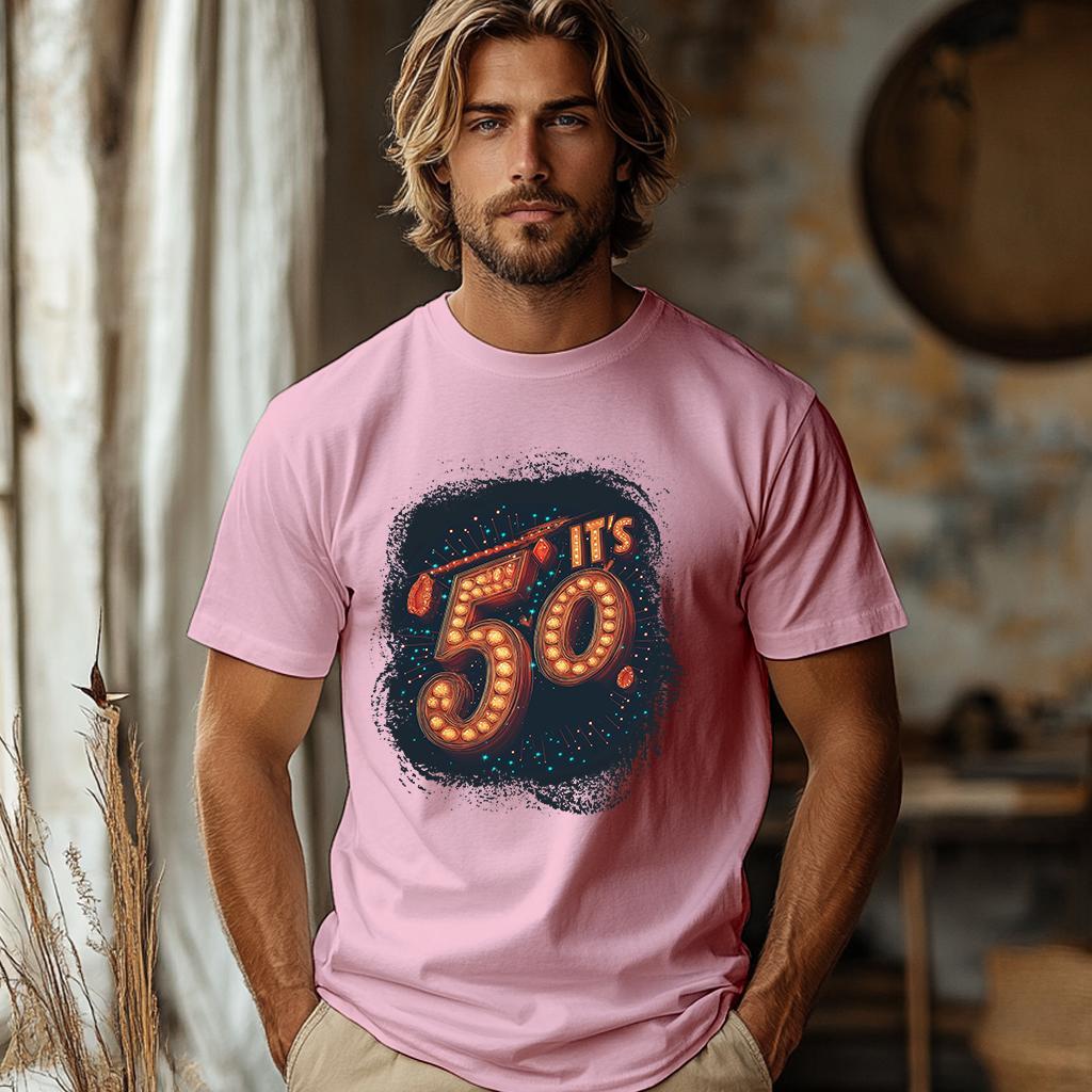 Camiseta Majica sa štampanim printom Cam 907, Muška, Roze