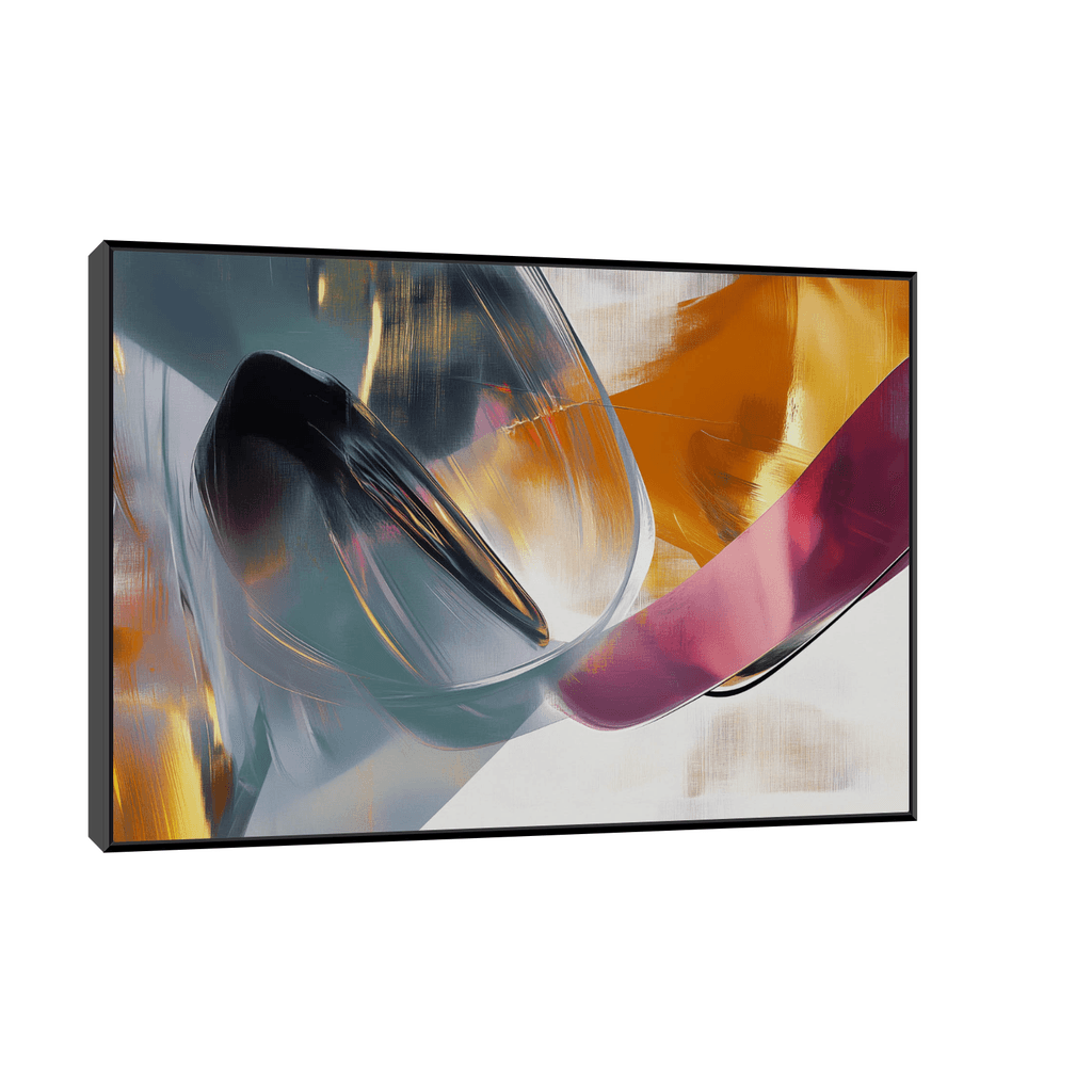 Canvas Slika na platnu Beskraj, 90x60cm, Sa ramom, Crni