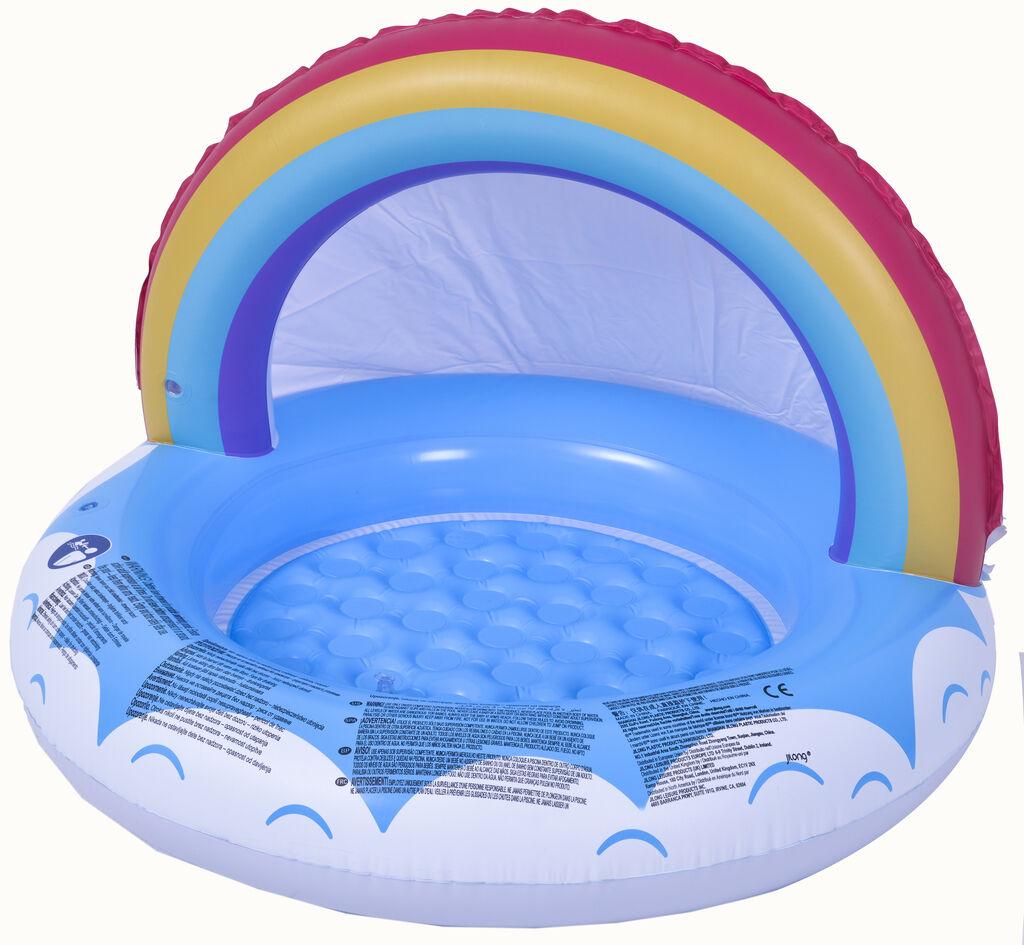 Jilong Bazen za bebe sa nadstrešnicom Rainbow, 95x66cm